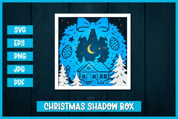 3D SVG Christmas Shadow Box Review
