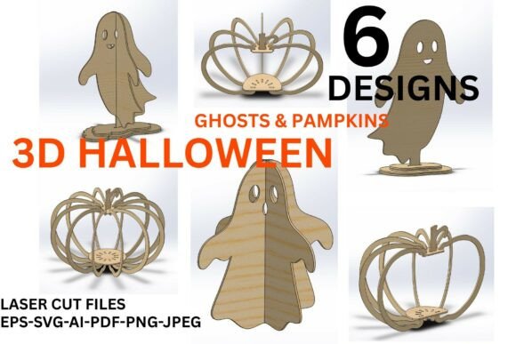 3D SVG Halloween: Ghosts & Pumpkins Review