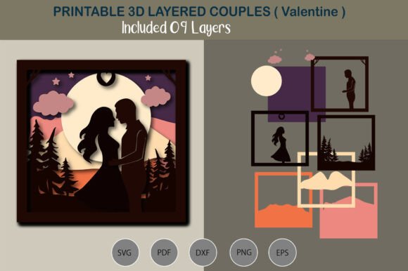 3D SVG Valentine S Day Design Review