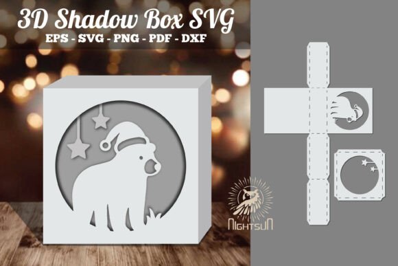 Bear 3D Papercut Shadow Box SVG 1: A Designer's Review