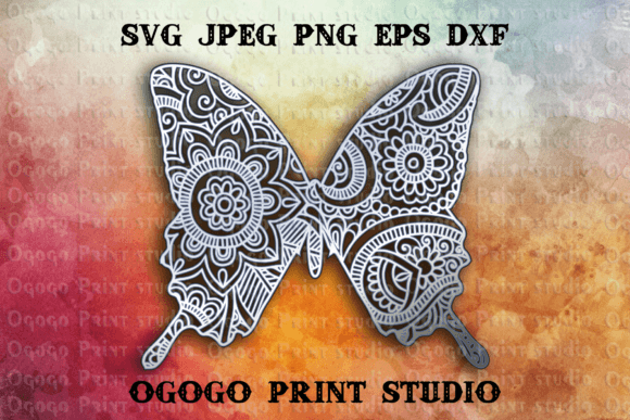 Butterfly 3D SVG for Other Branding Uses