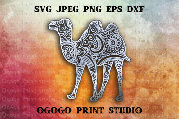 Camel SVG 3D SVG for Other Branding