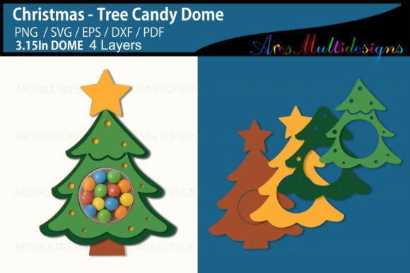Christmas Tree 3D SVG for Festive Crafts