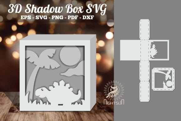 Dinosaur 3D SVG for Shadow Boxes: A Designer's Review