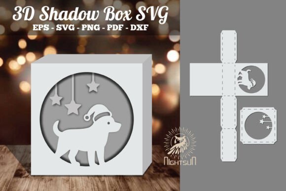 Dog 3D Papercut Shadow Box SVG Review