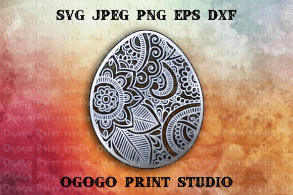 Egg 3D SVG Shapes for Branding