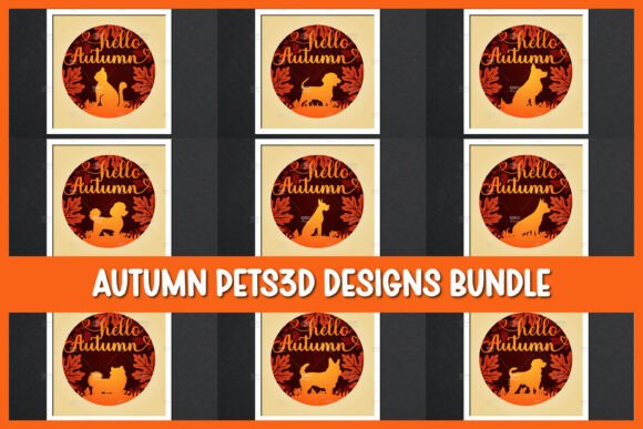 Fall 3D SVG: Dog and Cat Shadow Boxes Review