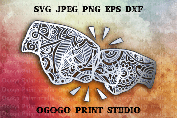 Fist Bump 3D SVG for Home Décor Branding