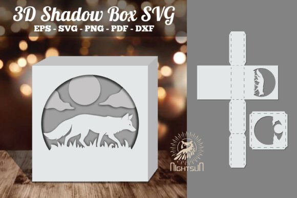 Fox 3D Papercut Shadow Box SVG Review