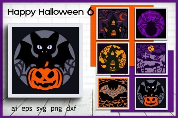 Halloween 3D SVG Shadow Box Set Review