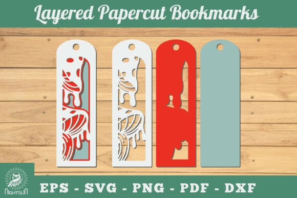 Mushroom 3D Papercut Bookmarks SVG 5: A Fall 3D SVG Review