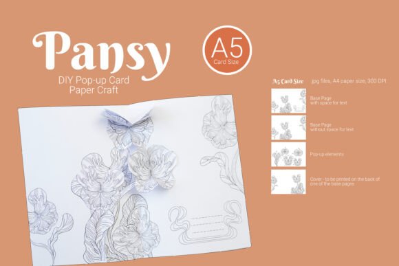 Pansy 3D SVG & Paper Flowers Review