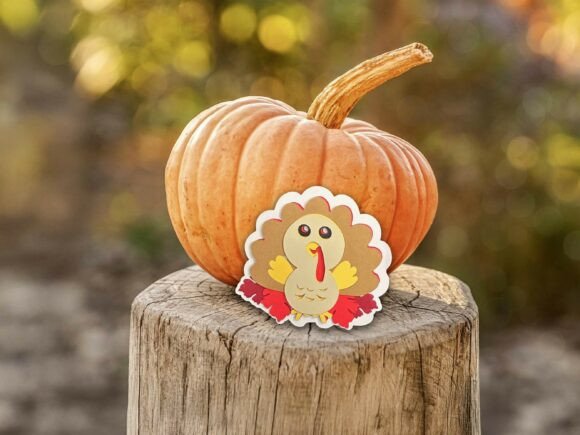 Review: 3D Turkey Papercraft Layered Fall Decoration