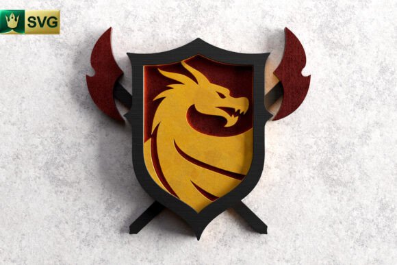 Review: Dragon Shield 3D Layered SVG Fantasy