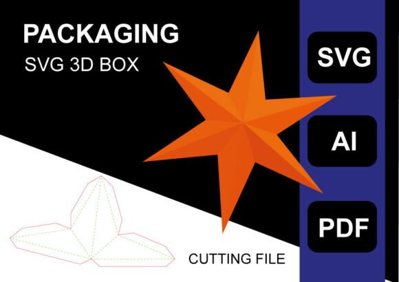 Review: Star 6 Shapes Box 3D SVG Template