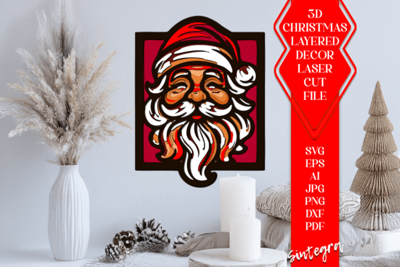 Santa 3D Layered SVG: A Designer’s Review