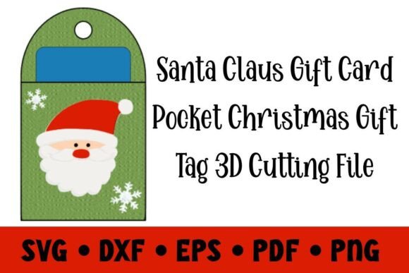Santa 3D SVG Christmas Gift Tag Review