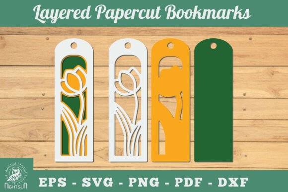 Spring 3D SVG Papercut Bookmarks Review